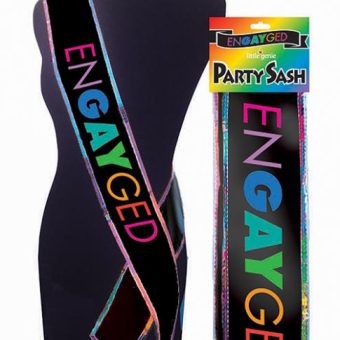 Engayged Sash Black O/S