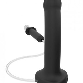 Strap On Me Silicone Cum Dildo Black