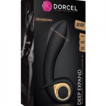 Dorcel Deep Expand Inflatable Vibrator - Black/gold