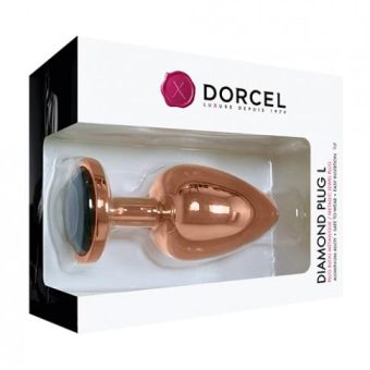 Dorcel Aluminium Bejeweled Diamond Plug - Rose Gold Large