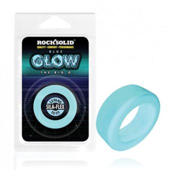Rock Solid Glow In The Dark  Big O Ring - Blue