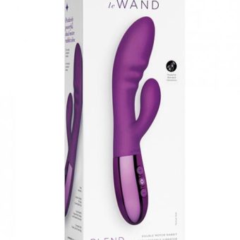 Le Wand Blend Double Motor Rabbit Rechargeable Vibrator - Cherry