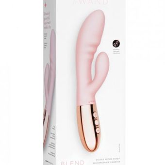 Le Wand Blend Double Motor Rabbit Rechargeable Vibrator - Rose Gold