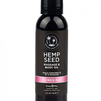 Earthly Body Massage & Body Oil - 2 Oz Zen Berry Rose