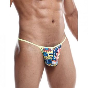 Male Basics Sinful Hipster Music T Thong G-string Print Md