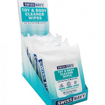 Swiss Navy Toy & Body Cleaner Wipes - Pack Of 25