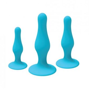 Nobu Rainbow Silicone Plug Set - Blue