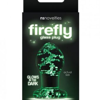 Firefly Clear Glass Plug Small