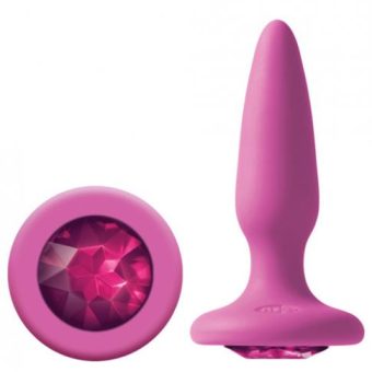 Glams Mini Butt Plug Pink Gem