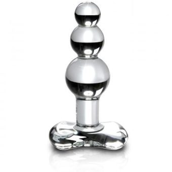 Icicles No 47 Glass Massagers Butt Plug Clear