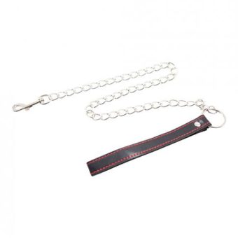 Plesur Pvc Leash - Black W/red