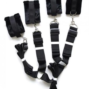Plesur Fuzzy Bedroom Bondage Kit - Asst. Colors