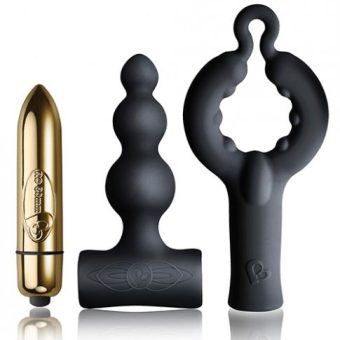 Rocks Off Dark Desires Be Mine Kit Black Champagne Gold