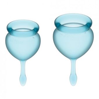 Satisfyer Feel Good Menstrual Cup - Light Blue