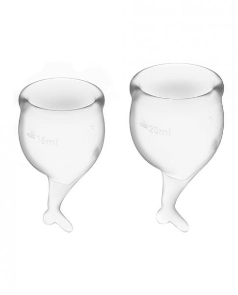 Satisfyer Feel Secure Menstrual Cup - Transparent