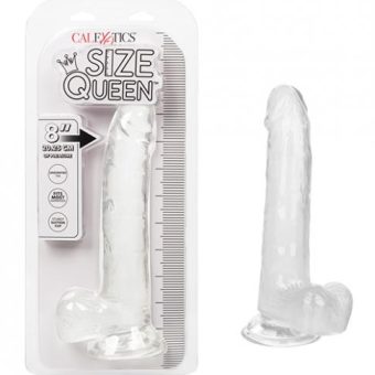 Size Queen 8" Dildo - Clear