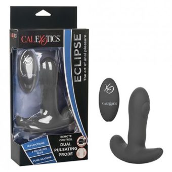 Eclipse Remote Control Dual Pulsating Probe - Black