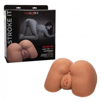 Stroke It Life Size Ass - Brown