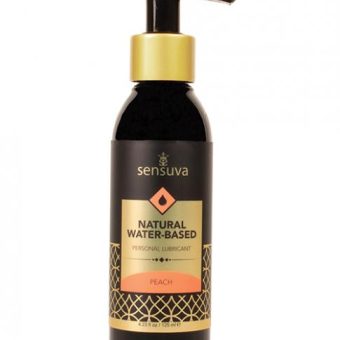 Sensuva Natural Water Based Personal Moisturizer - 4 Oz Peach