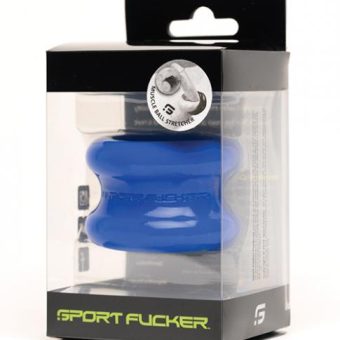 Sport Fucker Muscle Silicone Ball Stretcher - Blue
