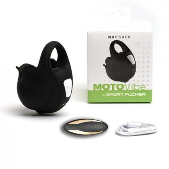 Sport Fucker Motovibe Nutsack Vibe W/remote - Black