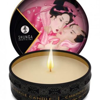 Shunga Aphrodisia Mini Massage Candle Roses 1oz