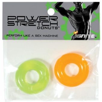 Power Stretch Donuts 2 Pack Orange/Green Rings
