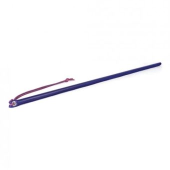 Spartacus 24" Leather Wrapped Cane - Purple