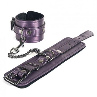 Spartacus Galaxy Legend Faux Leather Wrist Restraints Purple