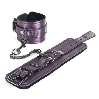 Spartacus Galaxy Legend Faux Leather Ankle Restraints Purple