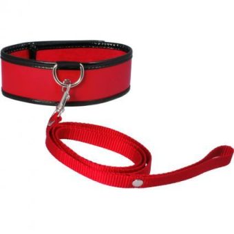 Sex & Mischief Red Leash and Collar
