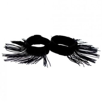 Tyes By Tara Fringe Benefits Tyecuffs Black Handcuffs
