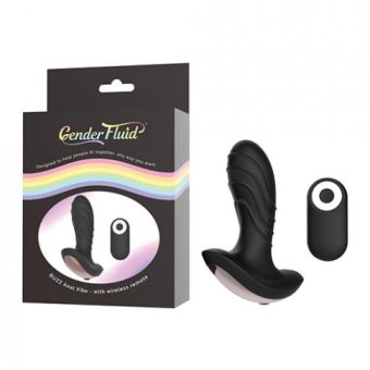 Gender Fluid Buzz Anal Vibe W/remote - Black