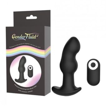 Gender Fluid Frission Anal Vibe W/remote - Black