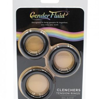 Gender Fluid Clenchers Tension Ring Set - Black