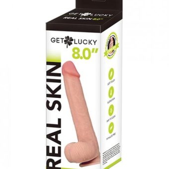 Voodoo Get Lucky 8.0" Real Skin Series - Flesh