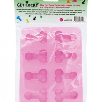 Get Lucky Penis Party Chocolate / Ice Tray - Pink
