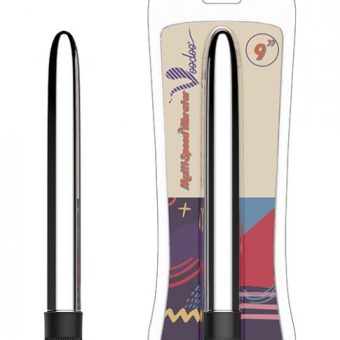 Voodoo 9" Multi Speed Vibrator - Silver