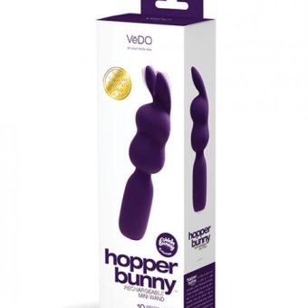 Vedo Hopper Bunny Rechargeable Mini Wand - Purple