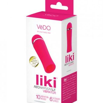 Vedo Liki Rechargeable Flicker Vibe - Foxy Pink