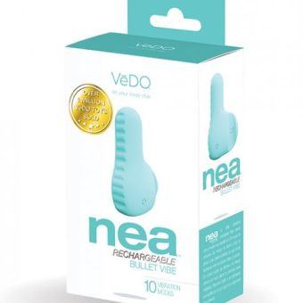 Vedo Nea Rechargeable Finger Vibe - Tease Me Turquoise