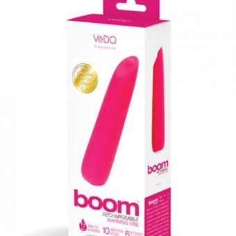 Vedo Boom Rechargeable Ultra Powerful Vibe - Pink