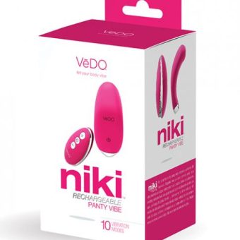 Vedo Niki Rechargeable Panty Vibe - Foxy Pink