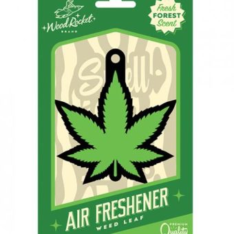 Wood Rocket Green Leaf Air Freshener - Forest