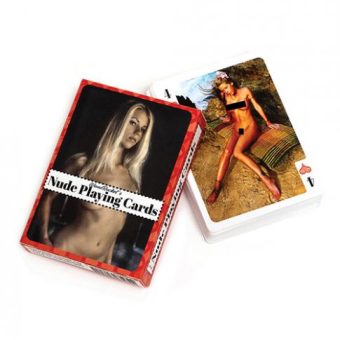Wood Rocket Nude Playing Cards