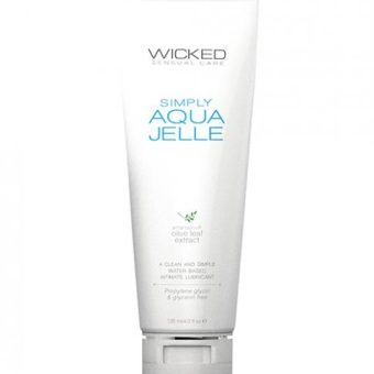 Wicked Simply Aqua Jelle Lubricant 4oz