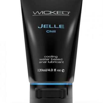 Wicked Jelle Cooling Anal Gel Lubricant 4oz Tube