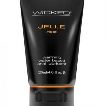 Wicked Jelle Warming Anal Gel Lubricant 4oz Tube