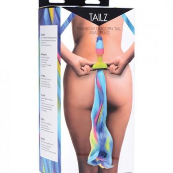 Tailz Rainbow Unicorn Tail Anal Plug