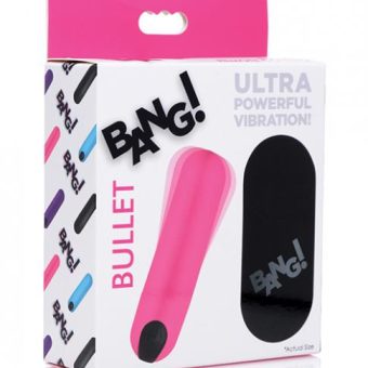 Bang! Vibrating Bullet W/ Remote Control - Pink